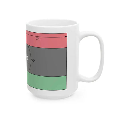 Libya Flag Constitutional Construction (Libya) White Coffee Mug - Go Mug Yourself