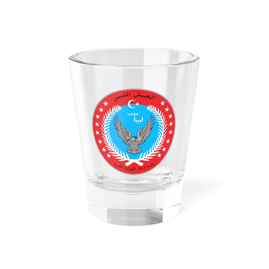 LIbyan Air Force emblem (Libya) (Coat of Arms) Shot Glass 1.5oz 1.5oz - Go Mug Yourself