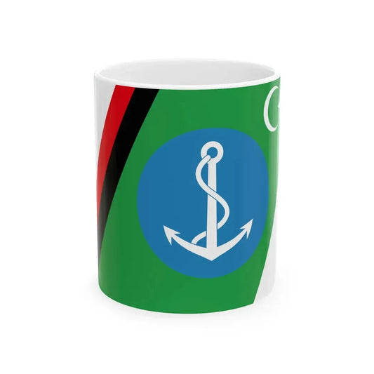 Libyan Coast Guard Racing Stripe (Libya) White Coffee Mug 11oz - Go Mug Yourself