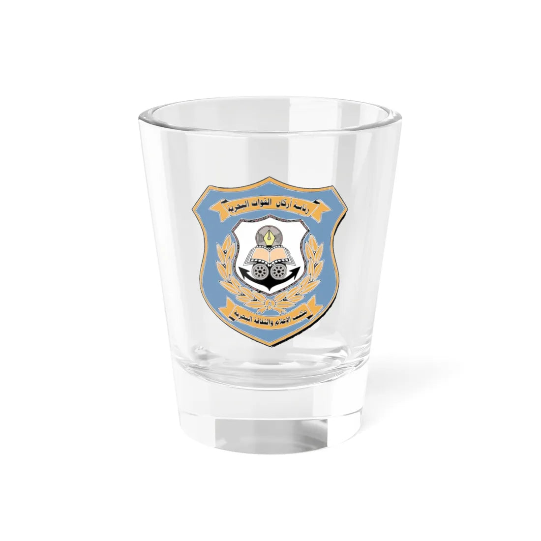 Libyan coast guard seal (Libya) (Coat of Arms) Shot Glass 1.5oz 1.5oz - Go Mug Yourself