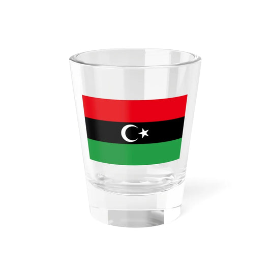Libyan protesters flag observed 2011 (Libya) Shot Glass 1.5oz 1.5oz - Go Mug Yourself