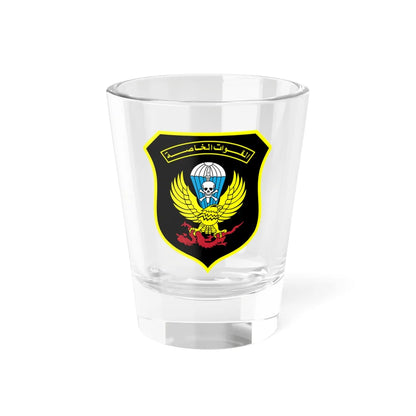 Libyan Special Forces Emblem (Libya) (Coat of Arms) Shot Glass 1.5oz 1.5oz - Go Mug Yourself