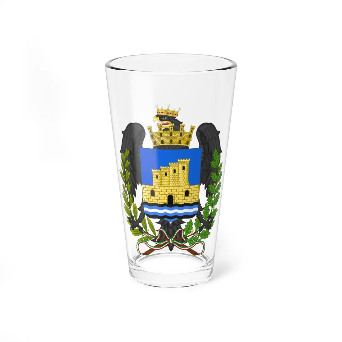 Licata-Stemma (Italy) (Coat of Arms) Pint Glass 16oz 16oz - Go Mug Yourself