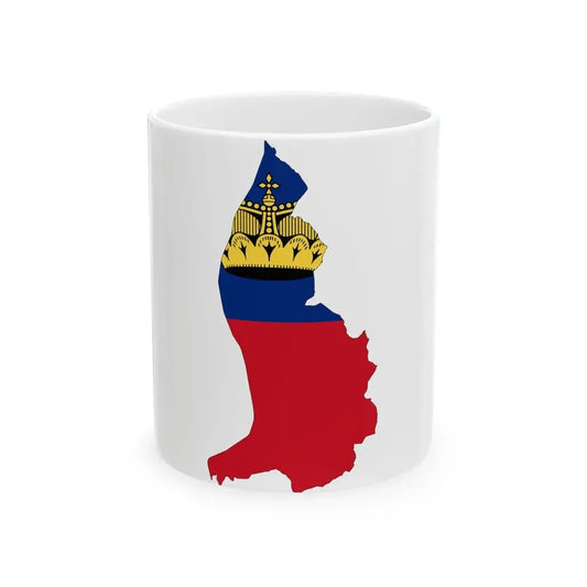 Liechtenstein-Flagmap (Liechtenstein) White Coffee Mug 11oz - Go Mug Yourself