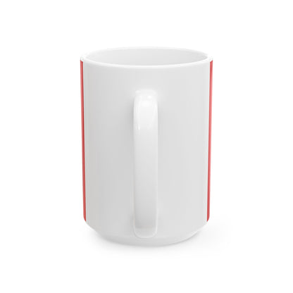 Lieksa lippu (Finland) White Coffee Mug-Go Mug Yourself