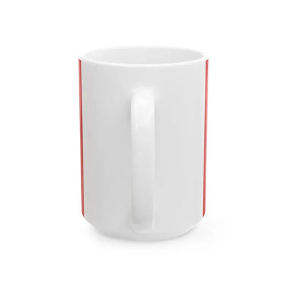 Lieksa lippu (Finland) White Coffee Mug - Go Mug Yourself