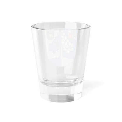 Liepājas apriņķa ģerbonis (Latvia) (Coat of Arms) Shot Glass 1.5oz - Go Mug Yourself