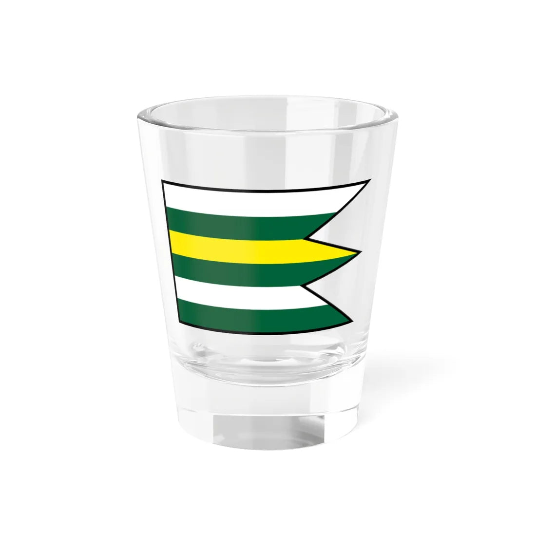 Liestany Prievidza Flag (Slovakia) Shot Glass 1.5oz 1.5oz - Go Mug Yourself