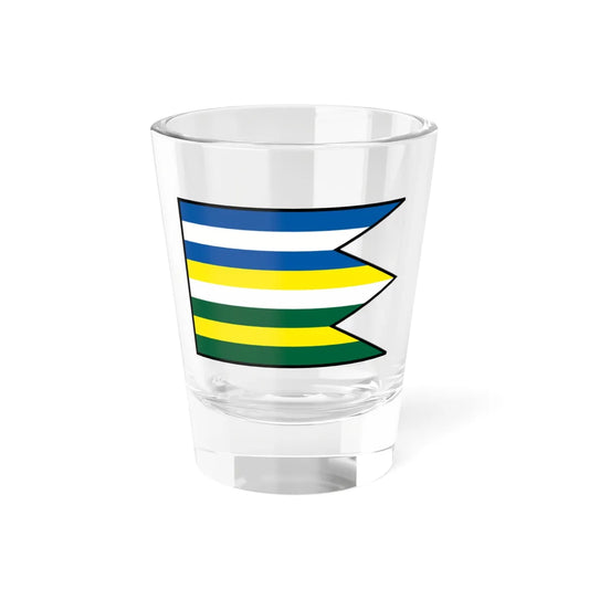 Lietavska Svinna Babkov Zilina Flag (Slovakia) Shot Glass 1.5oz 1.5oz - Go Mug Yourself