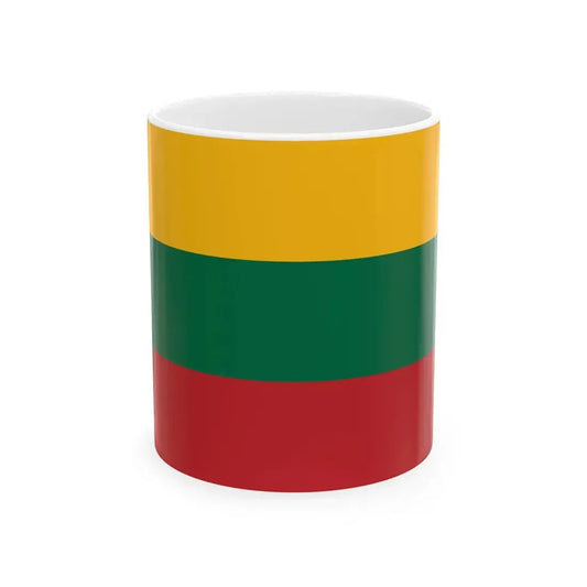 Lietuvos Respublika 16-9 (Lithuania) White Coffee Mug 11oz - Go Mug Yourself