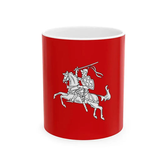 Lietuvos Respublikos Valst. veliava iki 1940 (Lithuania) White Coffee Mug 11oz - Go Mug Yourself