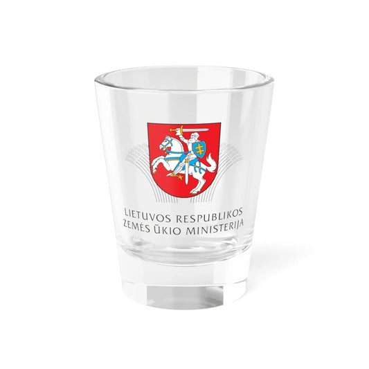 Lietuvos ZUM logo (Belarus) (Coat of Arms) Shot Glass 1.5oz 1.5oz - Go Mug Yourself