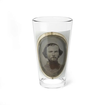 Lieutenant Hiram L. Hendley Of Co. A, 9th Tennessee Cavalry Battalion, In Silver Brooch (U.S. Civil War) Pint Glass 16oz 16oz - Go Mug Yourself