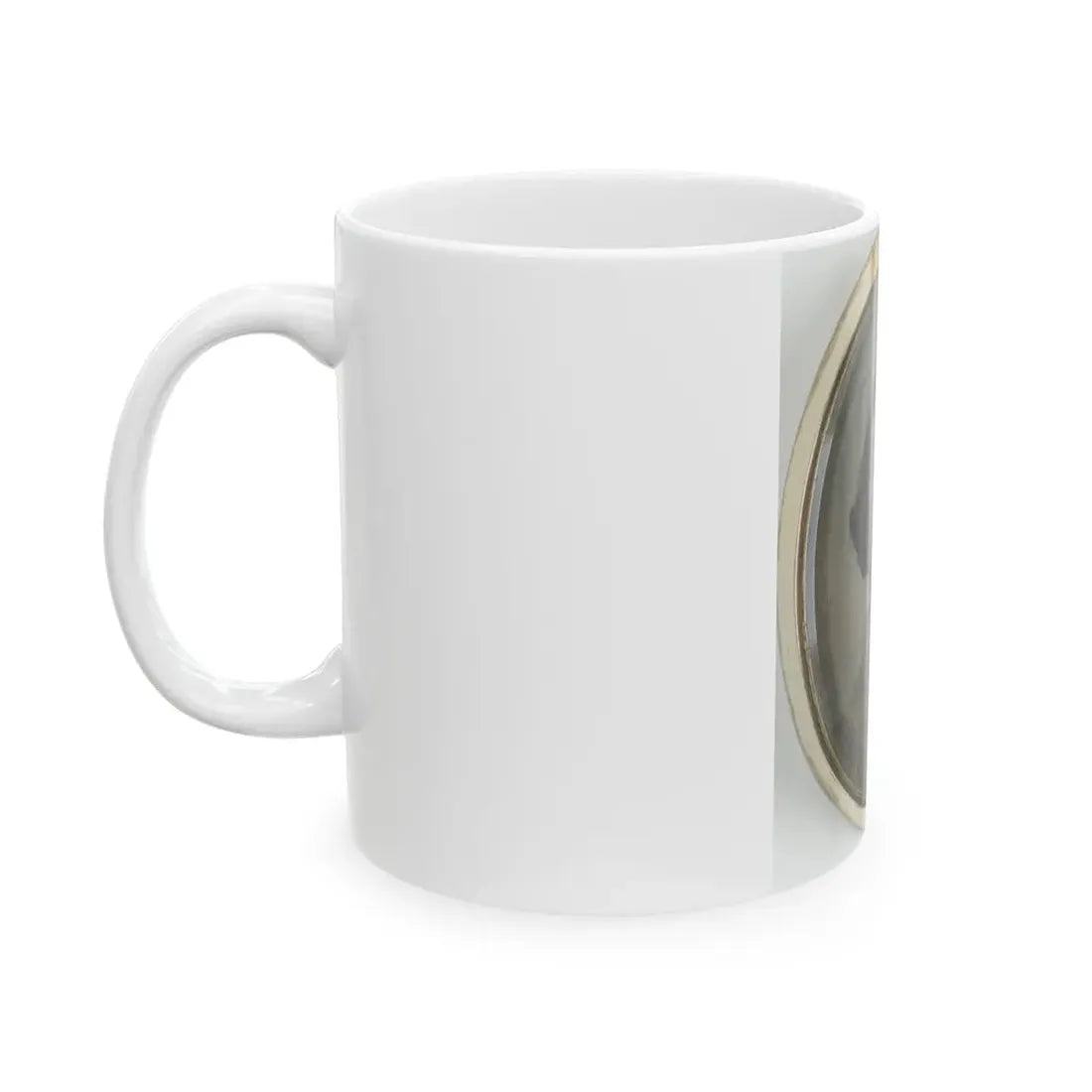 Lieutenant Hiram L. Hendley Of Co. A, 9th Tennessee Cavalry Battalion, In Silver Brooch (U.S. Civil War) White Coffee Mug - Go Mug Yourself