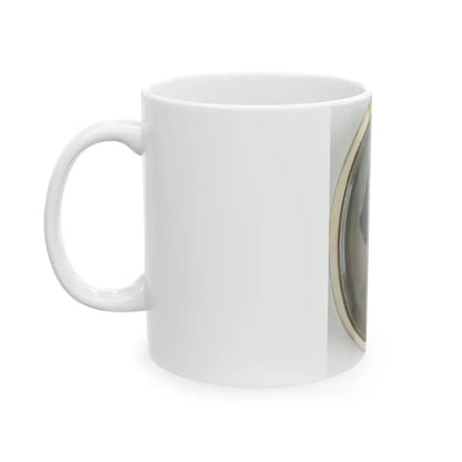 Lieutenant Hiram L. Hendley Of Co. A, 9th Tennessee Cavalry Battalion, In Silver Brooch (U.S. Civil War) White Coffee Mug - Go Mug Yourself