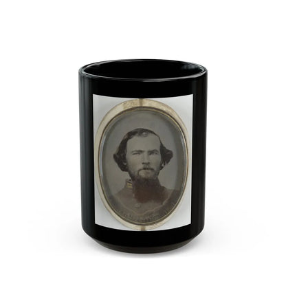 Lieutenant Hiram L. Hendley Of Co. A, 9th Tennessee Cavalry Battalion, In Silver Brooch (U.S. Civil War) Black Coffee Mug-15oz-Go Mug Yourself