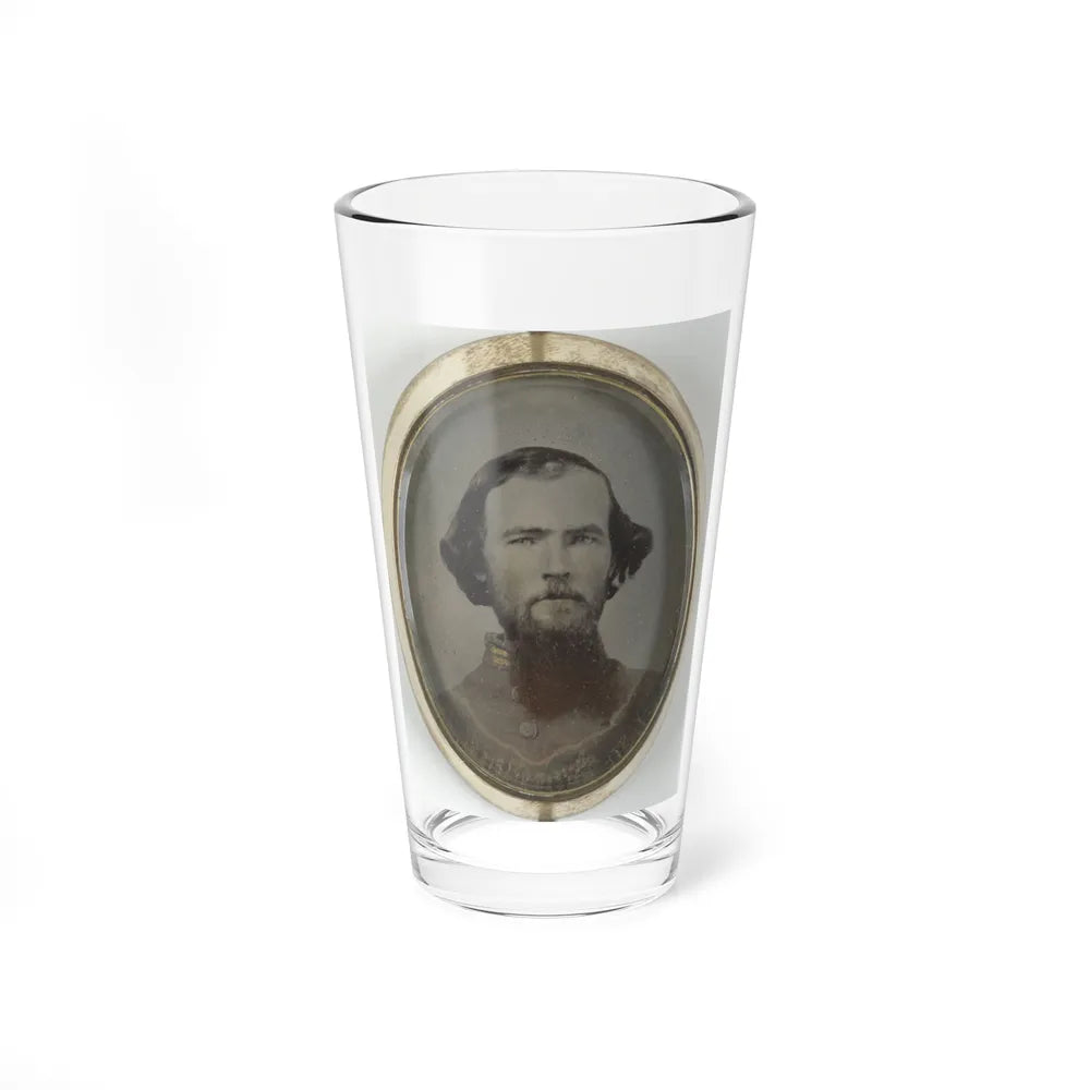 Lieutenant Hiram L. Hendley Of Co. A, 9th Tennessee Cavalry Battalion, In Silver Brooch (U.S. Civil War) Pint Glass 16oz-16oz-Go Mug Yourself