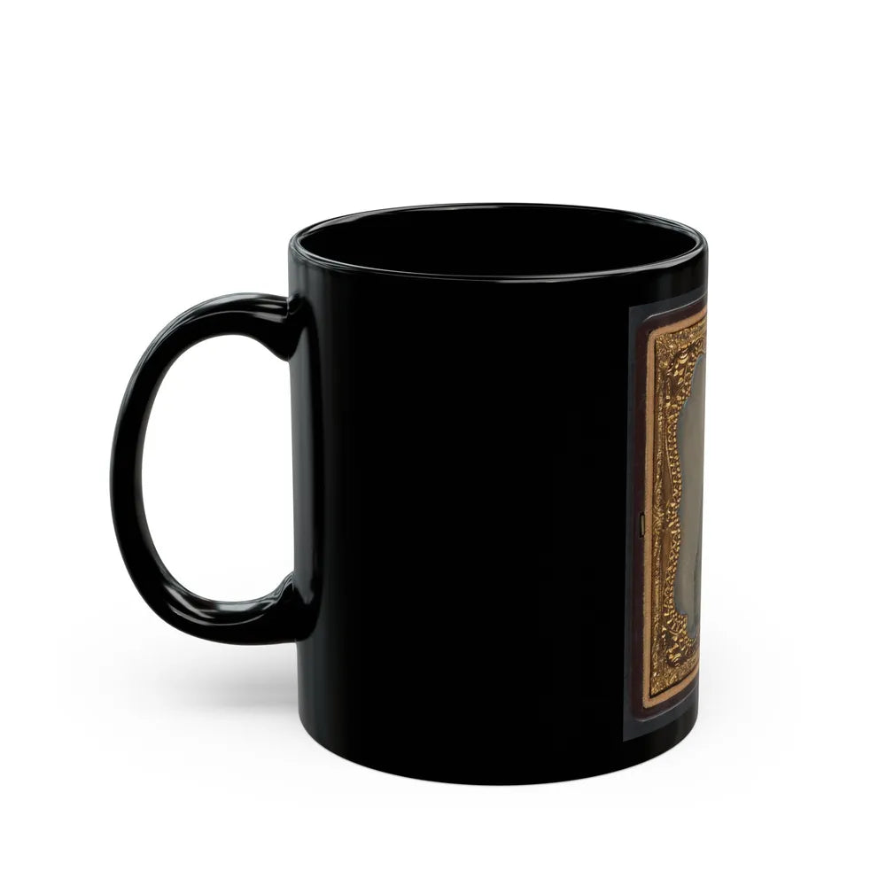 Lieutenant Horatio J. David Of Company B, 16th Georgia Infantry Regiment (U.S. Civil War) Black Coffee Mug-Go Mug Yourself