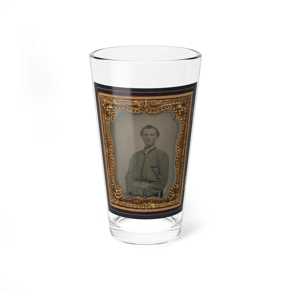 Lieutenant Horatio J. David Of Company B, 16th Georgia Infantry Regiment (U.S. Civil War) Pint Glass 16oz-16oz-Go Mug Yourself