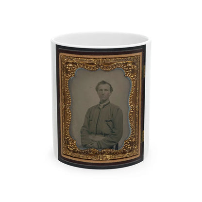 Lieutenant Horatio J. David Of Company B, 16th Georgia Infantry Regiment (U.S. Civil War) White Coffee Mug-11oz-Go Mug Yourself