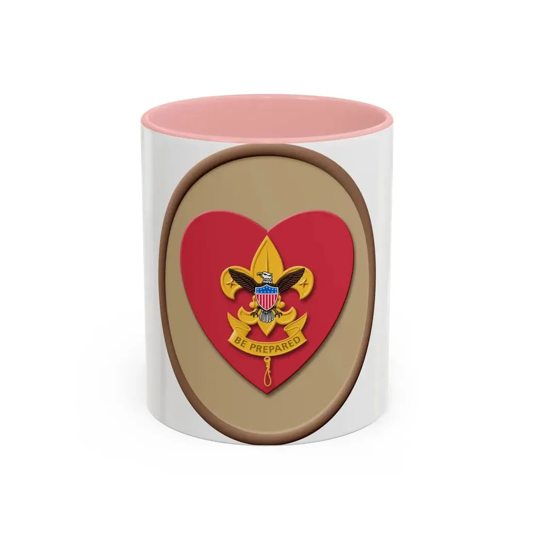 Life (Boy Scout Merit Badge) Accent Coffee Mug 11oz Pink - Go Mug Yourself