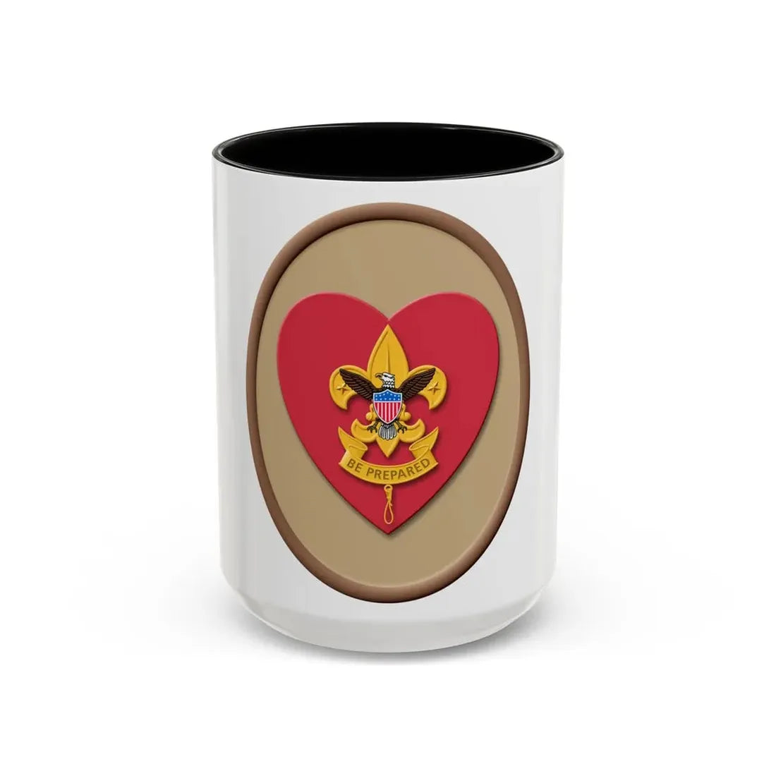Life (Boy Scout Merit Badge) Accent Coffee Mug 15oz Black - Go Mug Yourself