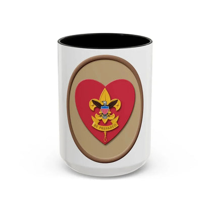 Life (Boy Scout Merit Badge) Accent Coffee Mug 15oz Black - Go Mug Yourself