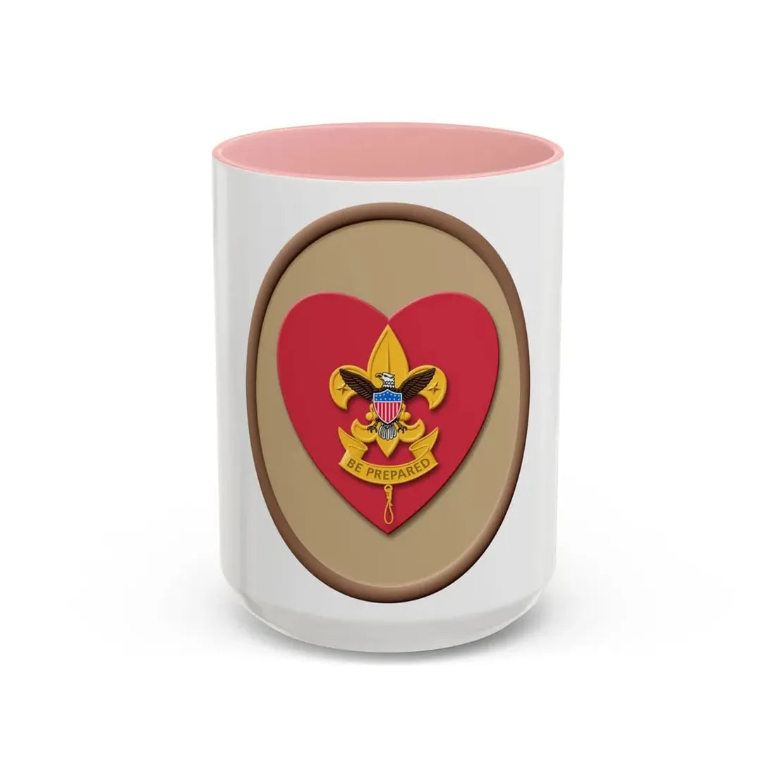 Life (Boy Scout Merit Badge) Accent Coffee Mug 15oz Pink - Go Mug Yourself