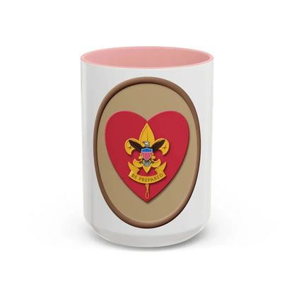 Life (Boy Scout Merit Badge) Accent Coffee Mug 15oz Pink - Go Mug Yourself