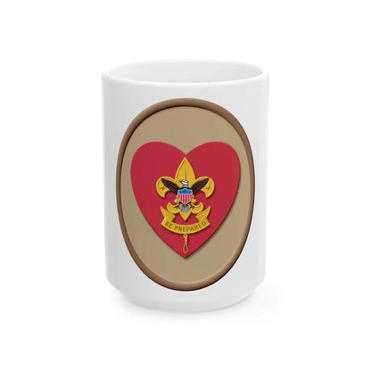 Life (Boy Scout Merit Badge) White Coffee Mug 15oz - Go Mug Yourself