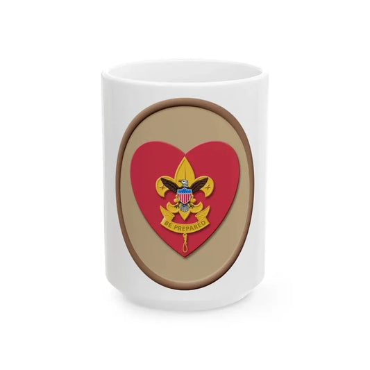 Life (Boy Scout Merit Badge) White Coffee Mug 15oz - Go Mug Yourself