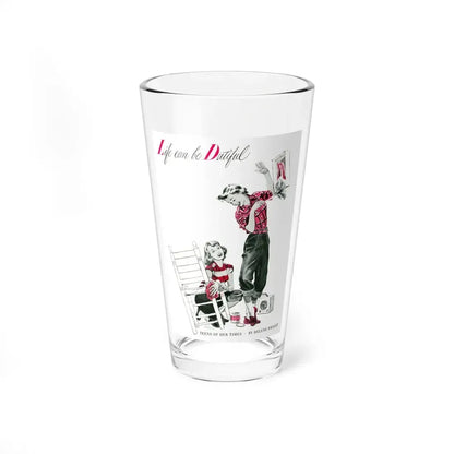 Life can be Dutiful, Good Housekeeping, March 1950 - Pint Glass 16oz 16oz - Go Mug Yourself