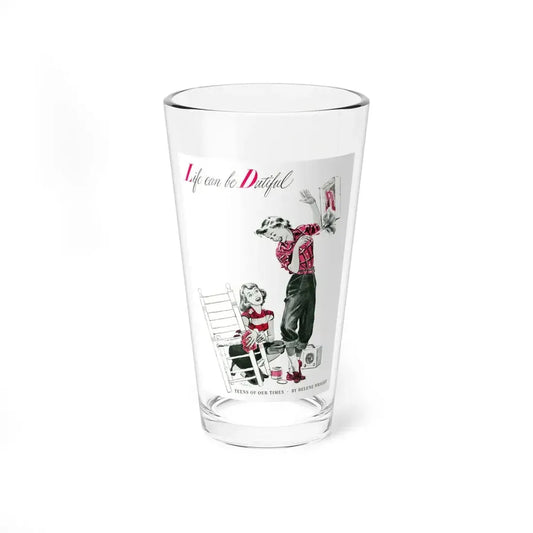 Life can be Dutiful, Good Housekeeping, March 1950 - Pint Glass 16oz 16oz - Go Mug Yourself