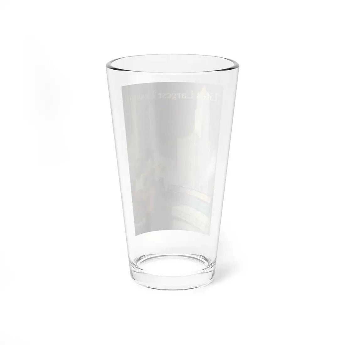 Life's Largest Lesson - Built of Nickels and Dimes, Bank ad illustration - Pint Glass 16oz - Go Mug Yourself