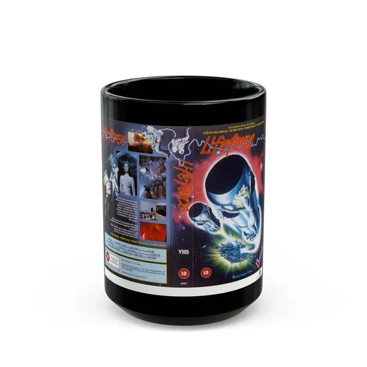 LIFEFORCE CANNON (VHS COVER) - Black Coffee Mug 15oz - Go Mug Yourself