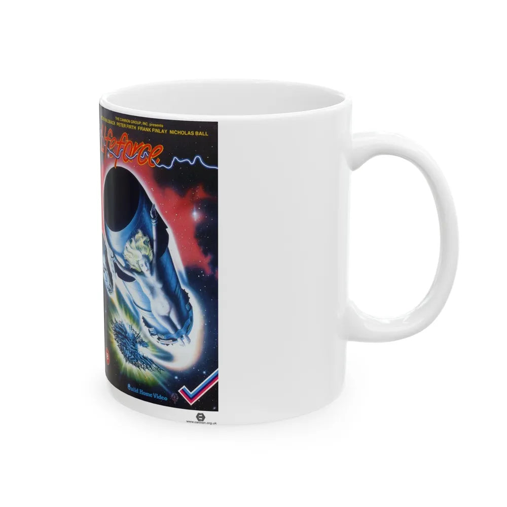 LIFEFORCE CANNON (VHS COVER) - White Coffee Mug-Go Mug Yourself