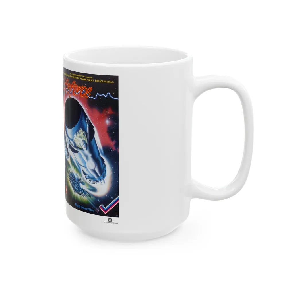 LIFEFORCE CANNON (VHS COVER) - White Coffee Mug-Go Mug Yourself