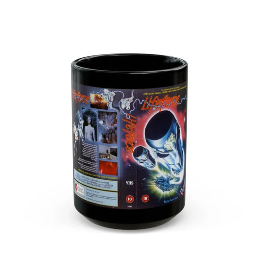 LIFEFORCE (VHS COVER) - Black Coffee Mug 15oz - Go Mug Yourself