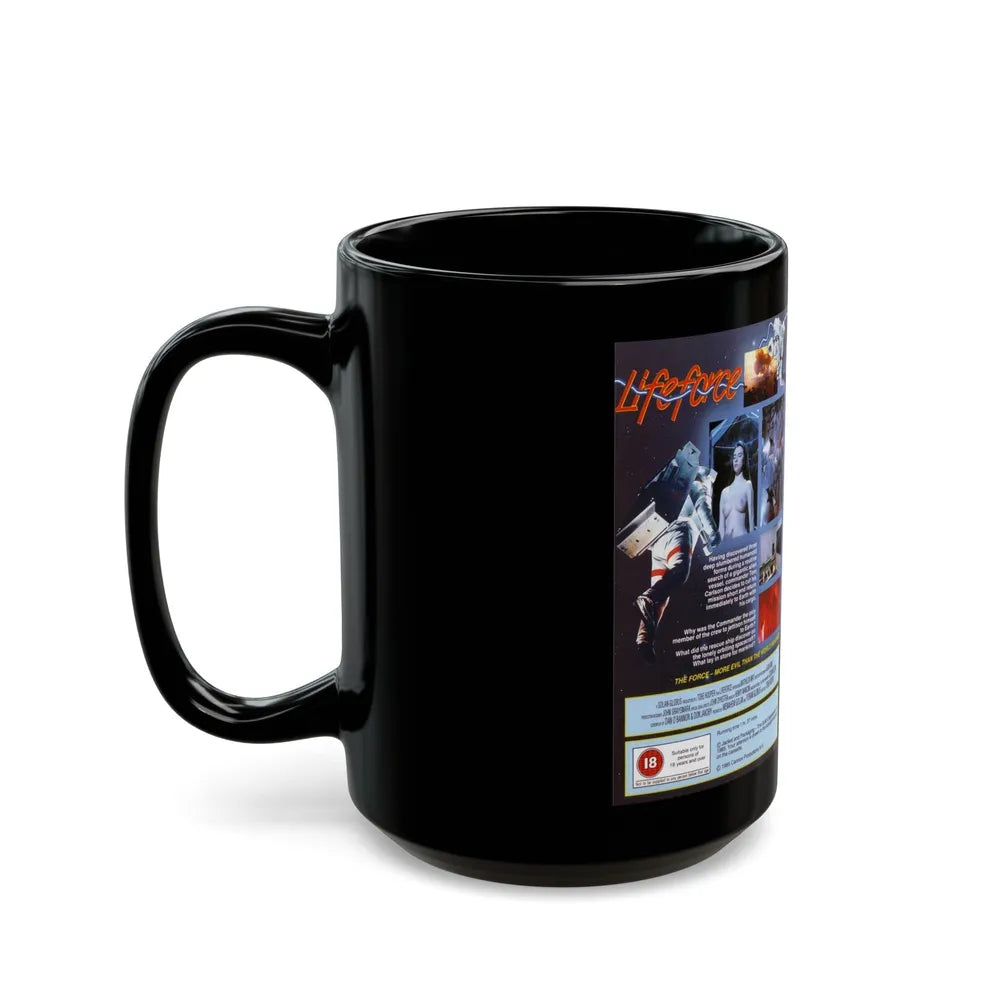 LIFEFORCE (VHS COVER) - Black Coffee Mug-Go Mug Yourself