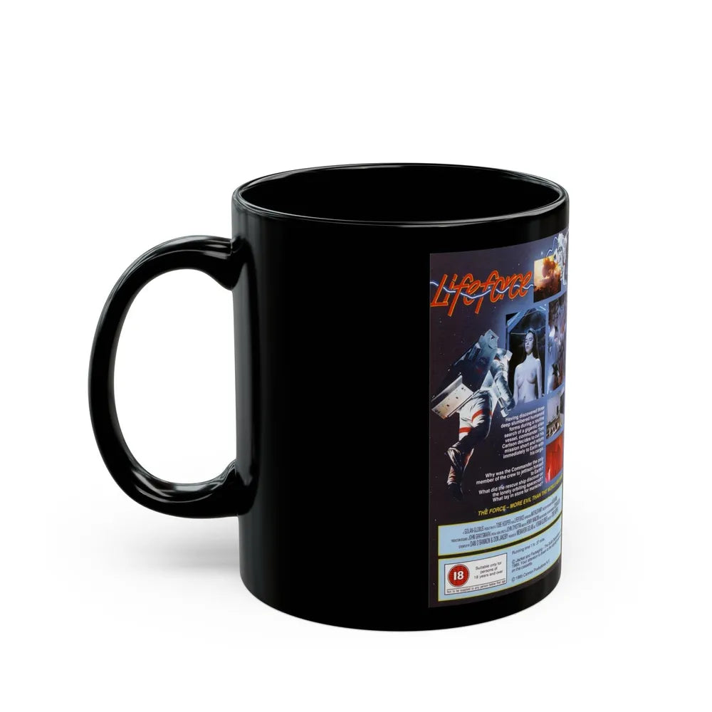 LIFEFORCE (VHS COVER) - Black Coffee Mug-Go Mug Yourself