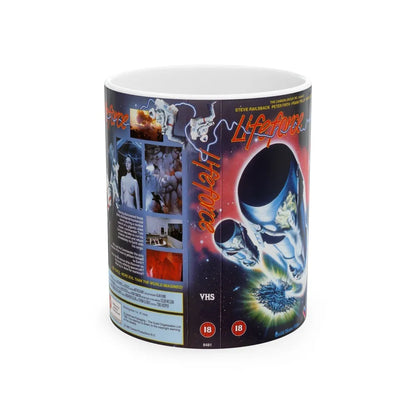 LIFEFORCE (VHS COVER) - White Coffee Mug-11oz-Go Mug Yourself