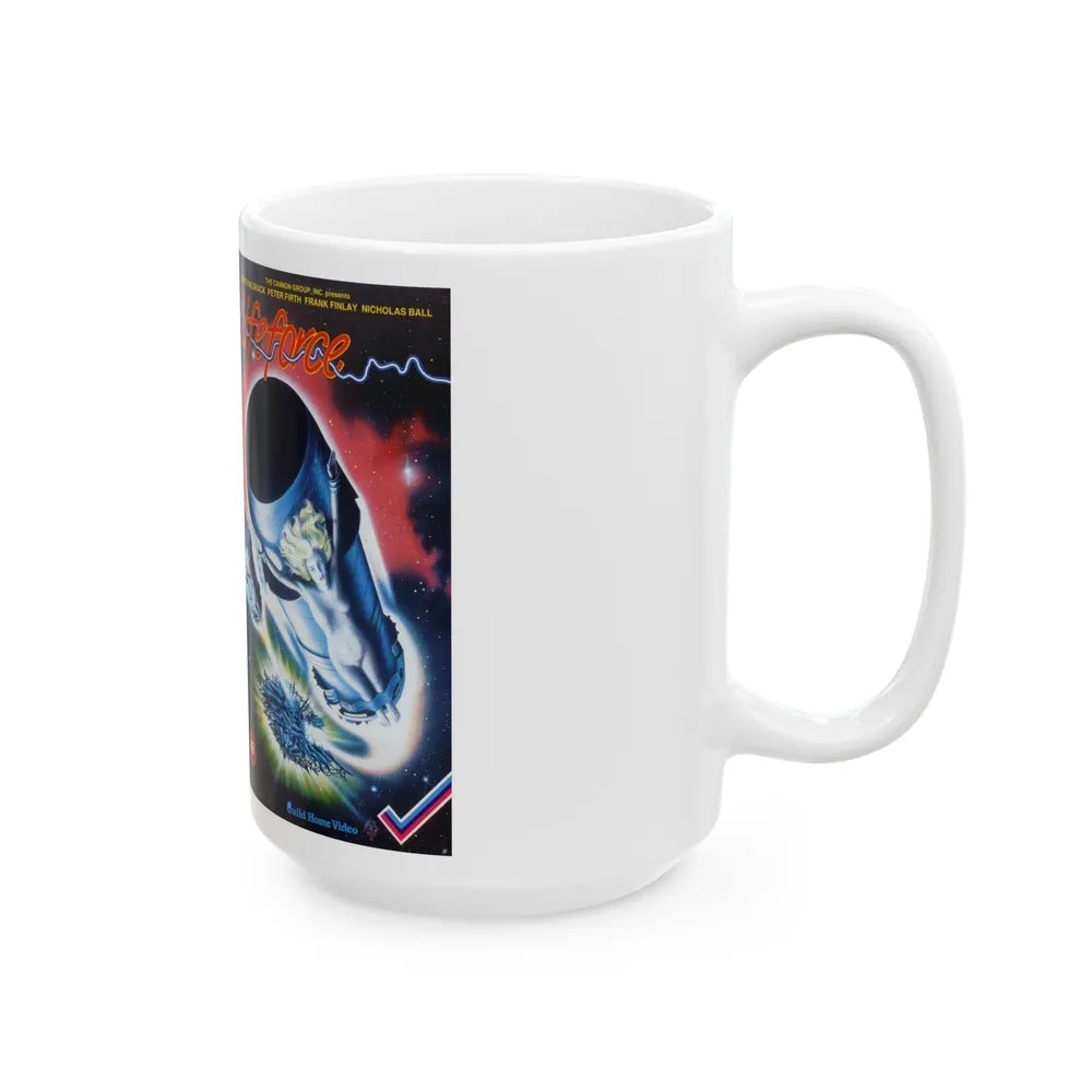 LIFEFORCE (VHS COVER) - White Coffee Mug-Go Mug Yourself