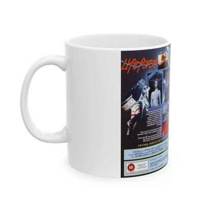 LIFEFORCE (VHS COVER) - White Coffee Mug-Go Mug Yourself