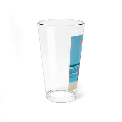 Lifeguard Station - Pint Glass 16oz-Go Mug Yourself