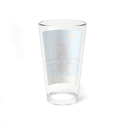 Lifeguard Station - Pint Glass 16oz-Go Mug Yourself