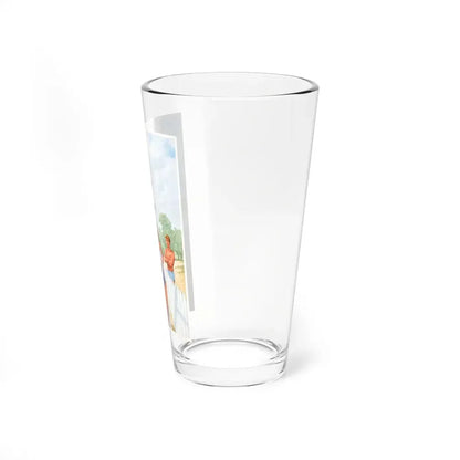 Lifeguards Only Beyond This Point, Paperback Novel Cover (Penguin, 1984) - Pint Glass 16oz - Go Mug Yourself
