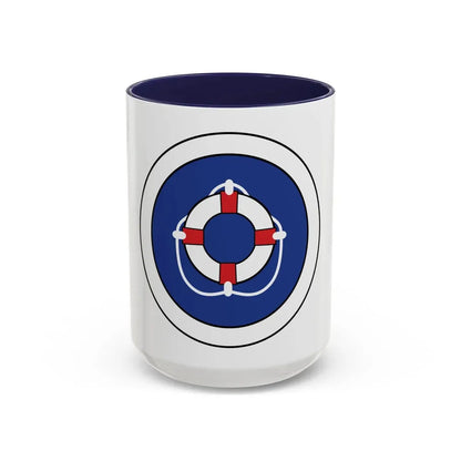 Lifesaving (Boy Scout Merit Badge) Accent Coffee Mug 15oz Navy - Go Mug Yourself
