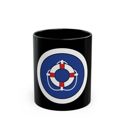 Lifesaving (Boy Scout Merit Badge) Black Coffee Mug-11oz-Go Mug Yourself