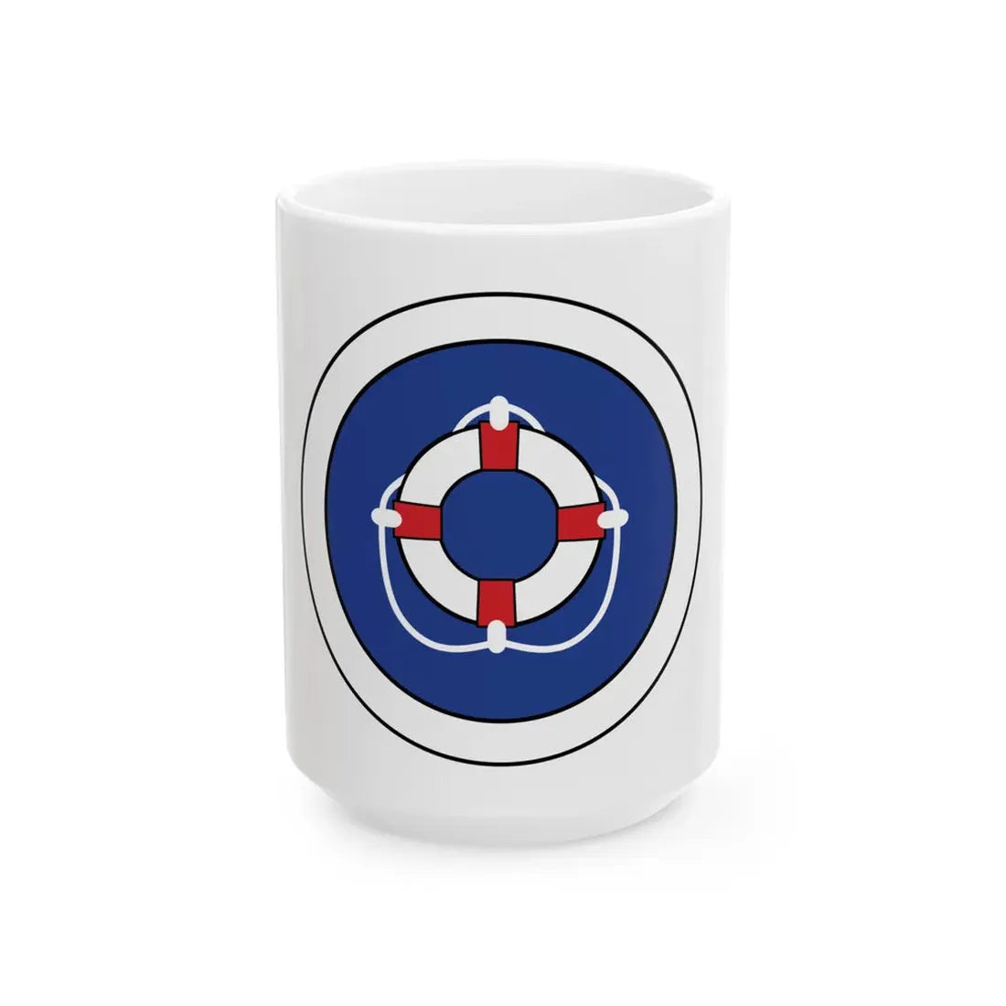 Lifesaving (Boy Scout Merit Badge) White Coffee Mug 15oz - Go Mug Yourself