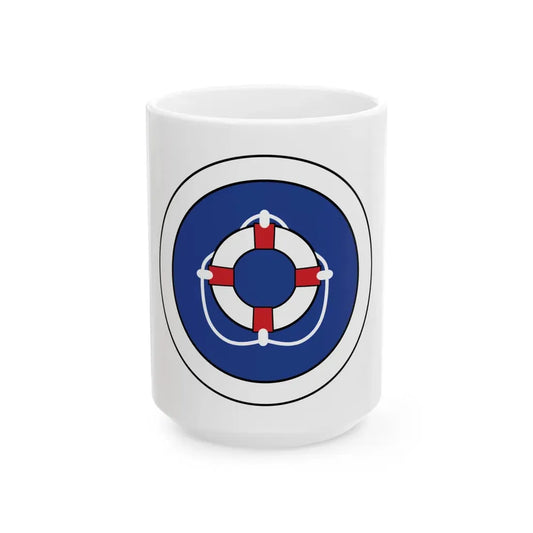 Lifesaving (Boy Scout Merit Badge) White Coffee Mug 15oz - Go Mug Yourself